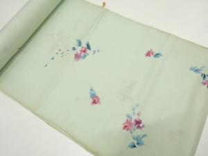 アンティーク　花模様　羽尺反物